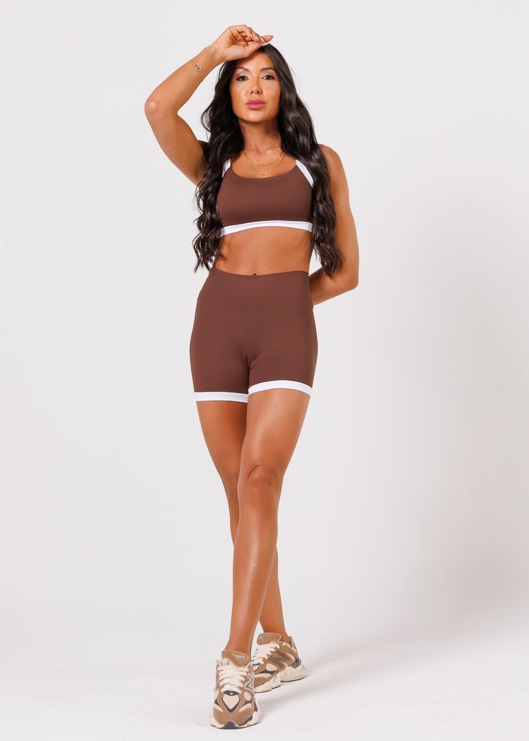 Top Maju Toffe e Branco Top Maju Toffe e Branco