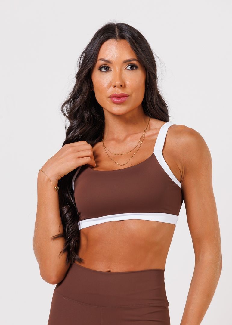 Top Maju Toffe e Branco Top Maju Toffe e Branco
