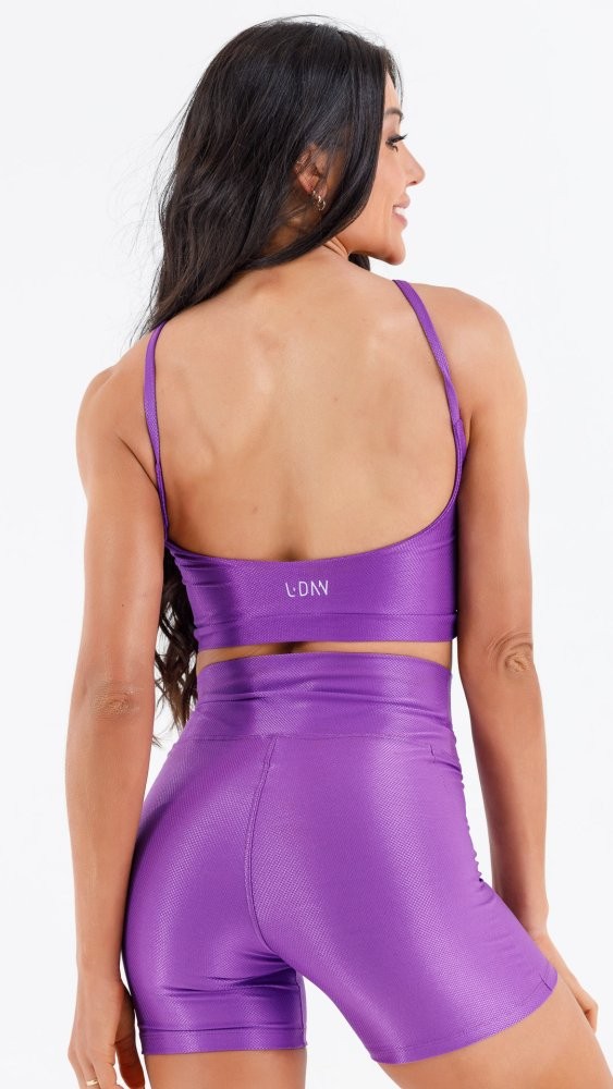 Top Nalu Shine Roxo Diva Top Nalu Shine Roxo Diva
