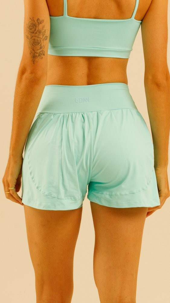 Shorts duplo com Bolso Eva Azul Atlantis Shorts duplo com Bolso Eva Azul Atlantis