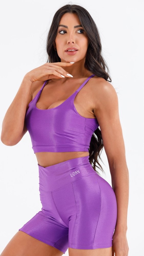 Top Nalu Shine Roxo Diva Top Nalu Shine Roxo Diva