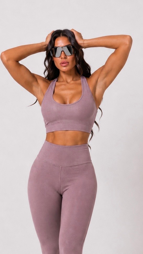 Blusa Canelado Aurora Rose Malva (‼️Envio 7/7) Blusa Canelado Aurora Rose Malva (‼️Envio 7/7)