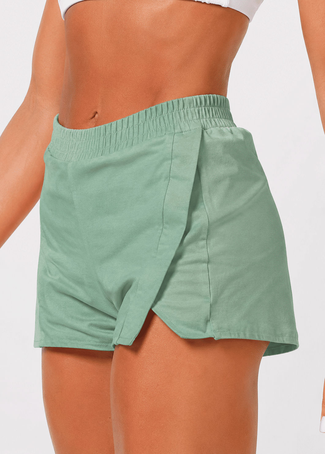 Shorts Duplo Rafa Verde Pistache