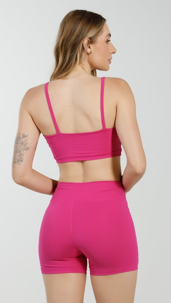 Conjunto Shorts Rosa Hot