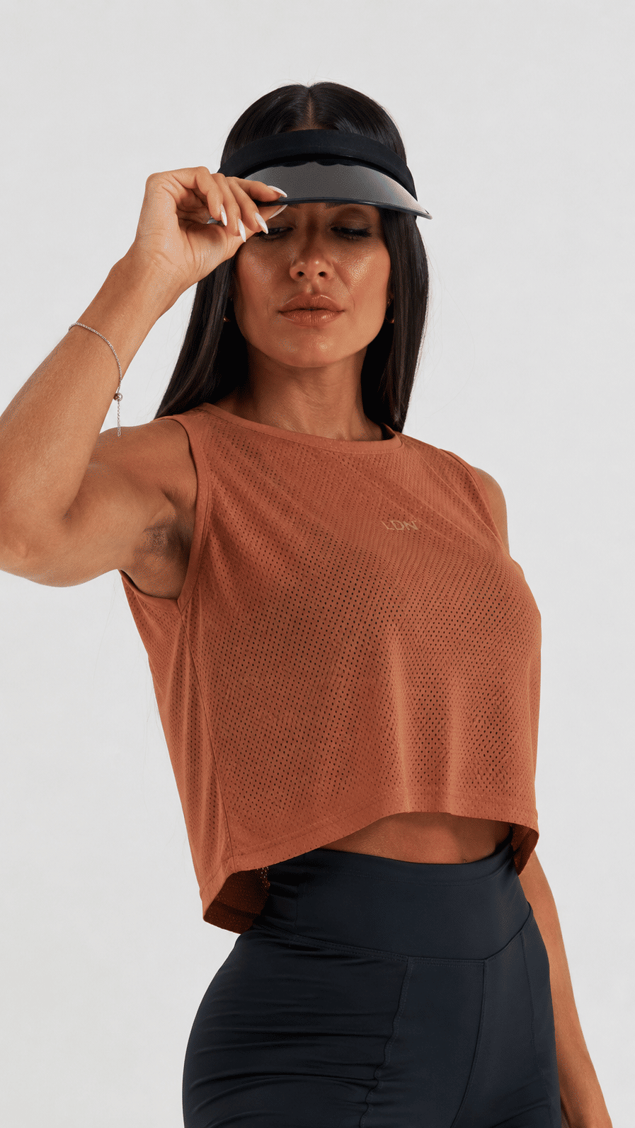 Cropped Dryfit Bronze Cropped Dryfit Bronze