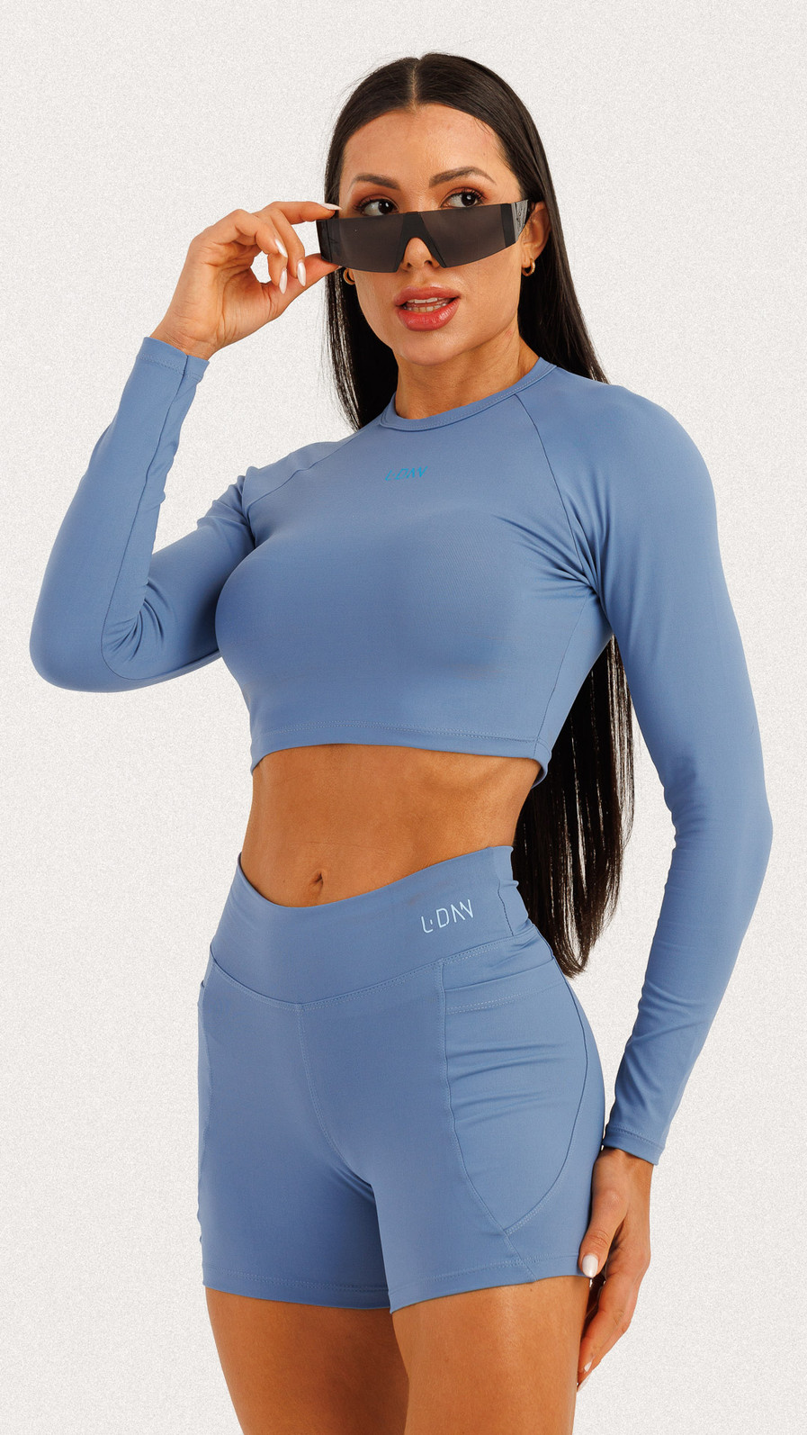 Blusa Manga Longa Azul Boy Blusa Manga Longa Azul Boy