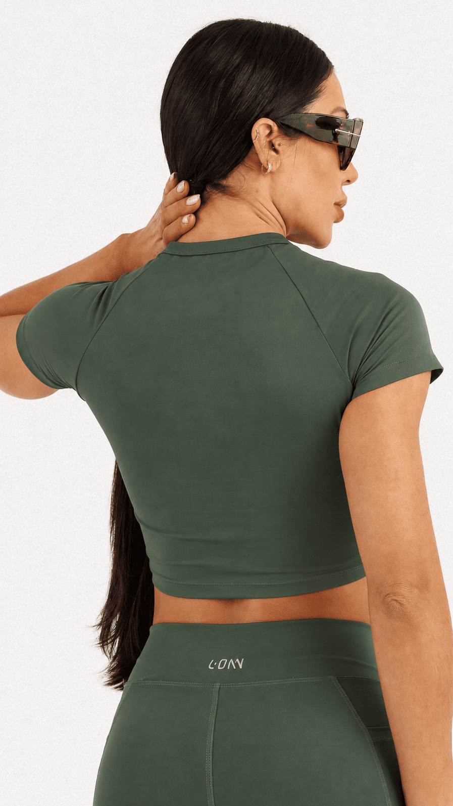 Blusa Manga Curta Verde Moss Blusa Manga Curta Verde Moss