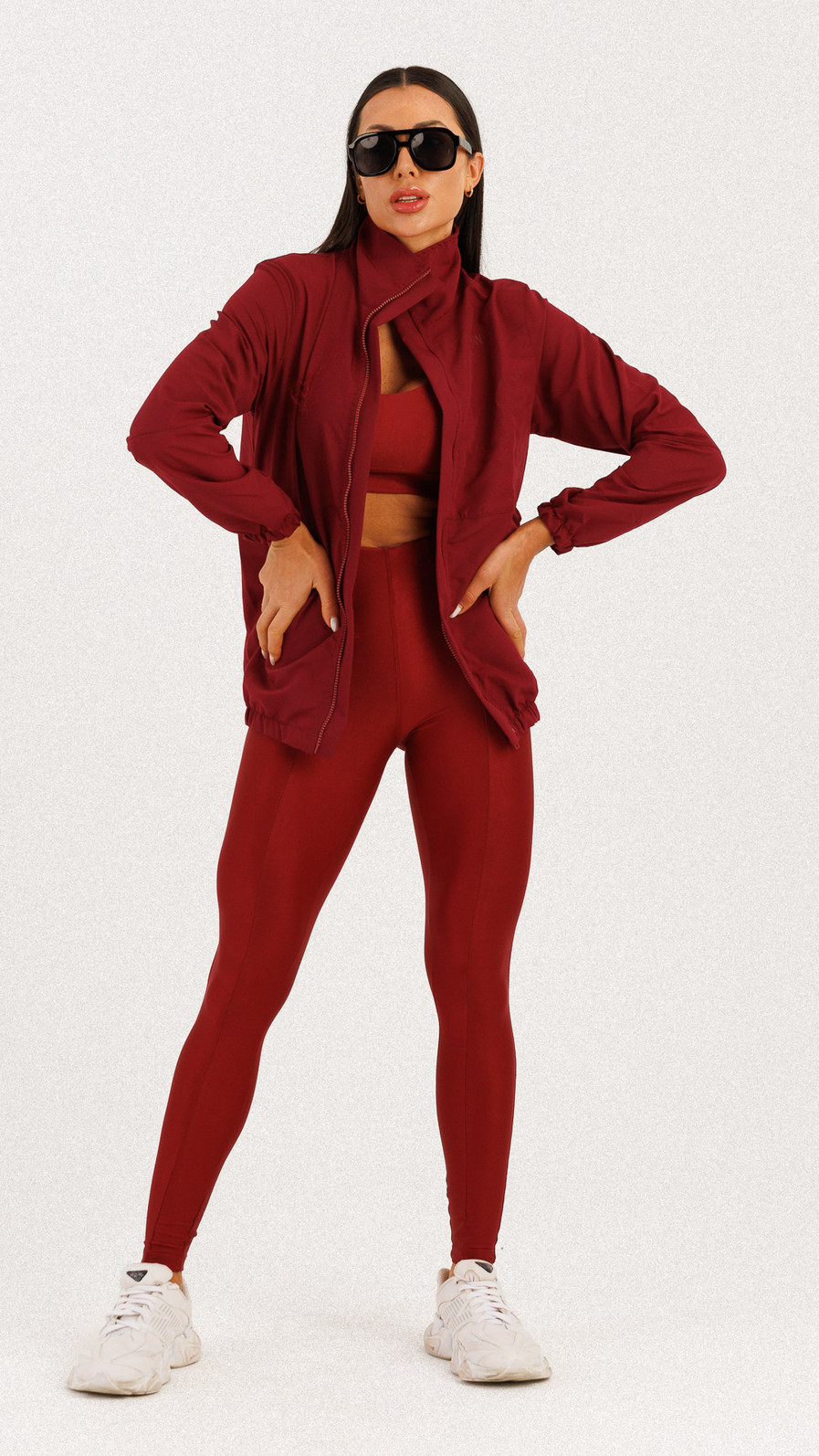 Jaqueta Corta Vento Cereja