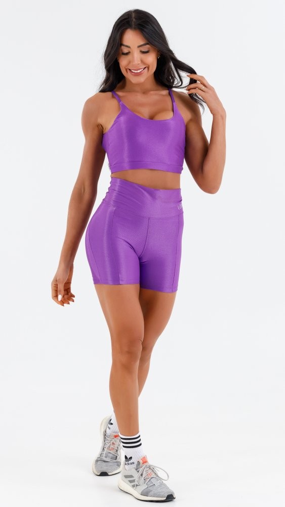 Top Nalu Shine Roxo Diva Top Nalu Shine Roxo Diva