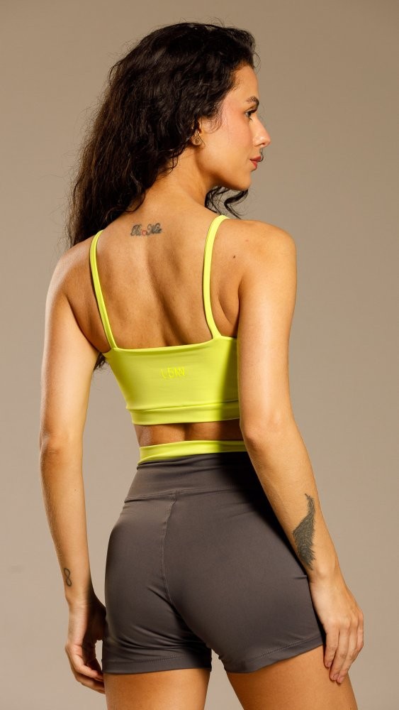 Shorts Madu Cinza Granada e Lima Shorts Madu Cinza Granada e Lima