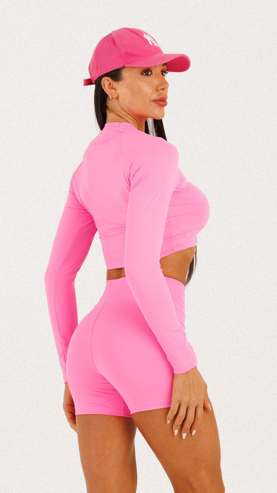 Blusa Manga Longa Rosa Chiclete Blusa Manga Longa Rosa Chiclete