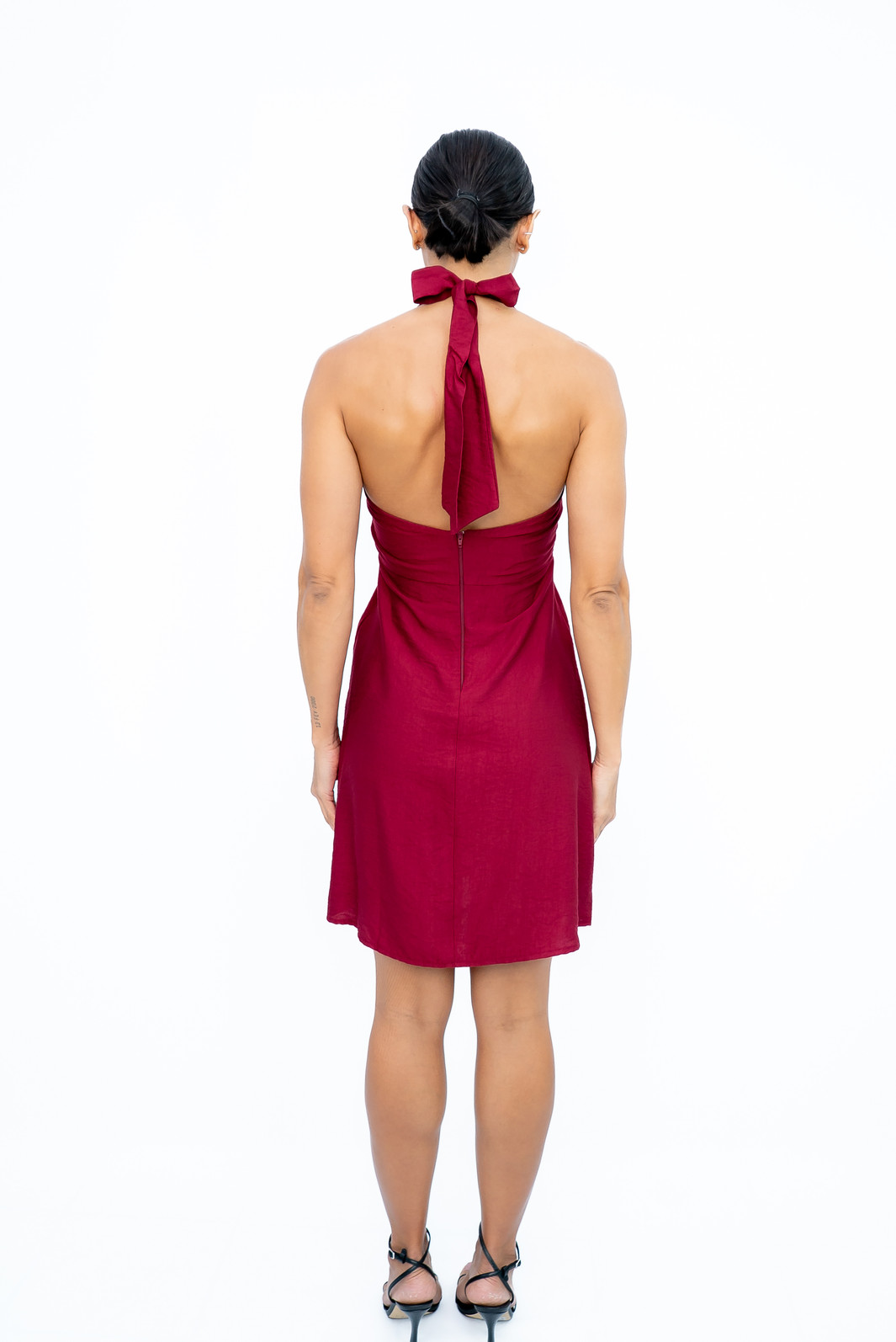 Vestido Curto com Bordado Rubi Bana Bana Vestido Curto com Bordado Rubi Bana Bana