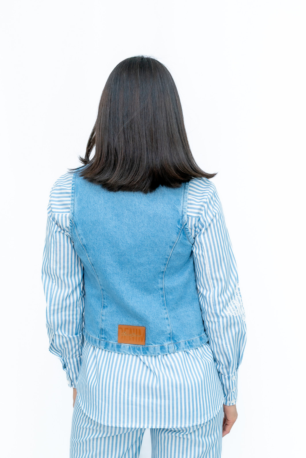 Colete Jeans com Botões Jeans Bana Bana Colete Jeans com Botões Jeans Bana Bana