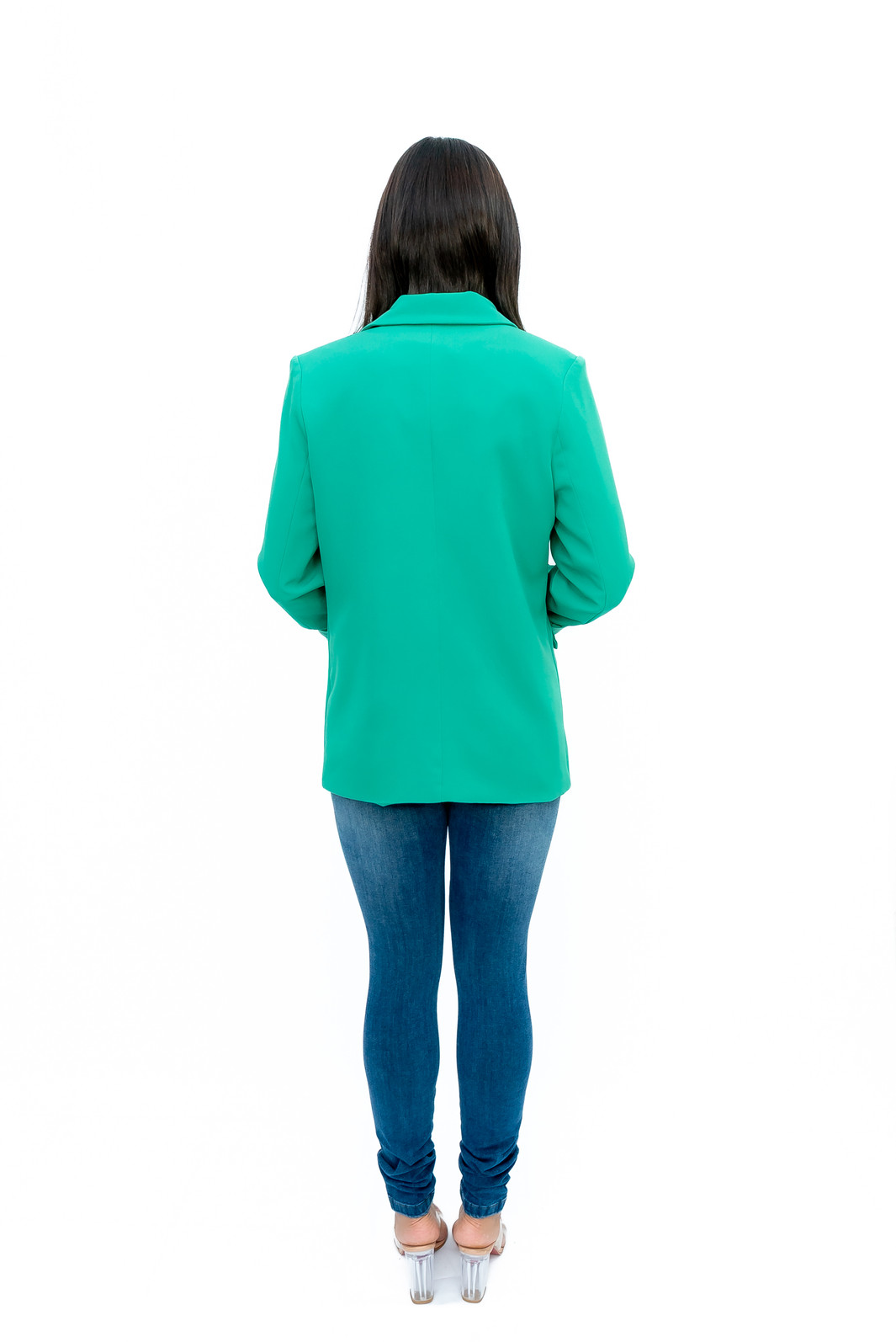 Blazer Alfaiataria Alongado Verde