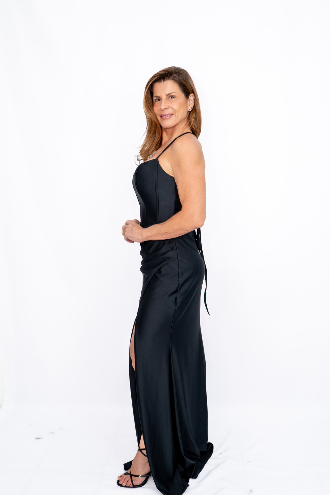 Vestido Longo Corset Preto