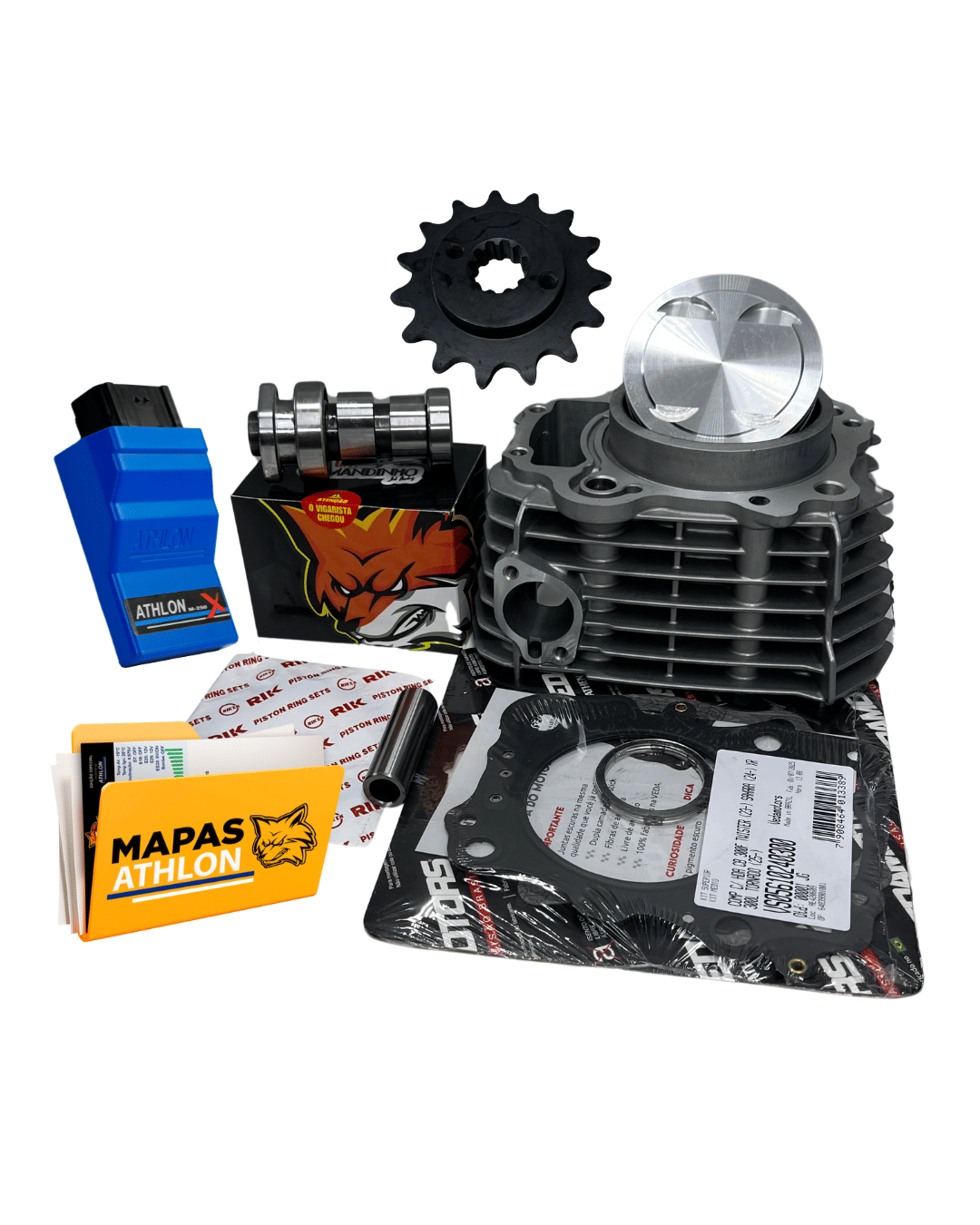 KIT KMP PREMIUM 310CC PARA CB300F COM COMANDO + PINHÃO + CENTRAL ATHLON+ MAPA DE BRINDE KIT KMP PREMIUM 310CC PARA CB300F COM COMANDO + PINHÃO + CENTRAL ATHLON+ MAPA DE BRINDE