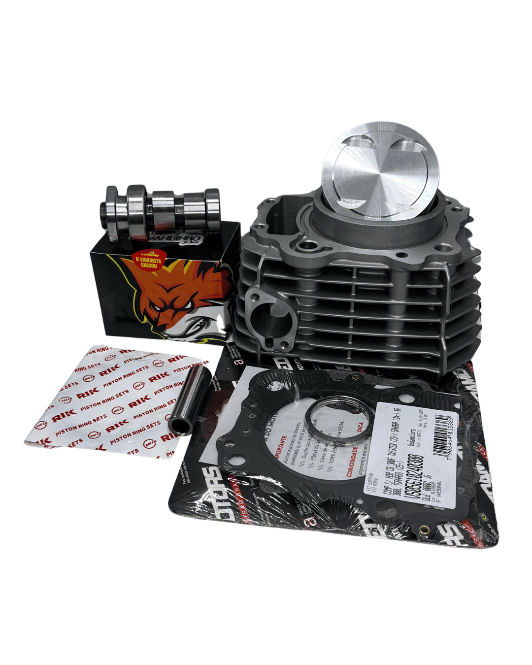 KIT KMP PREMIUM 310CC PARA CB300f/SAHARA300/XR 300 tornado/CRF 300 COM COMANDO KIT KMP PREMIUM 310CC PARA CB300f/SAHARA300/XR 300 tornado/CRF 300 COM COMANDO