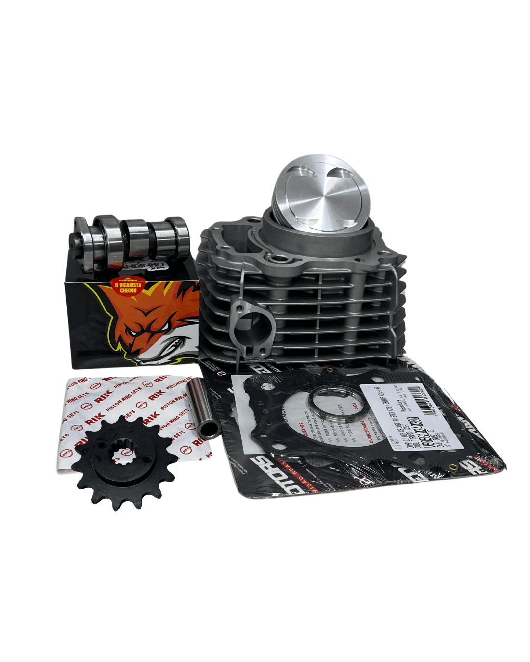 KIT KMP PREMIUM 310CC PARA CB300f/SAHARA300/XR 300 tornado/CRF 300 COM COMANDO E PINHÃO KIT KMP PREMIUM 310CC PARA CB300f/SAHARA300/XR 300 tornado/CRF 300 COM COMANDO E PINHÃO