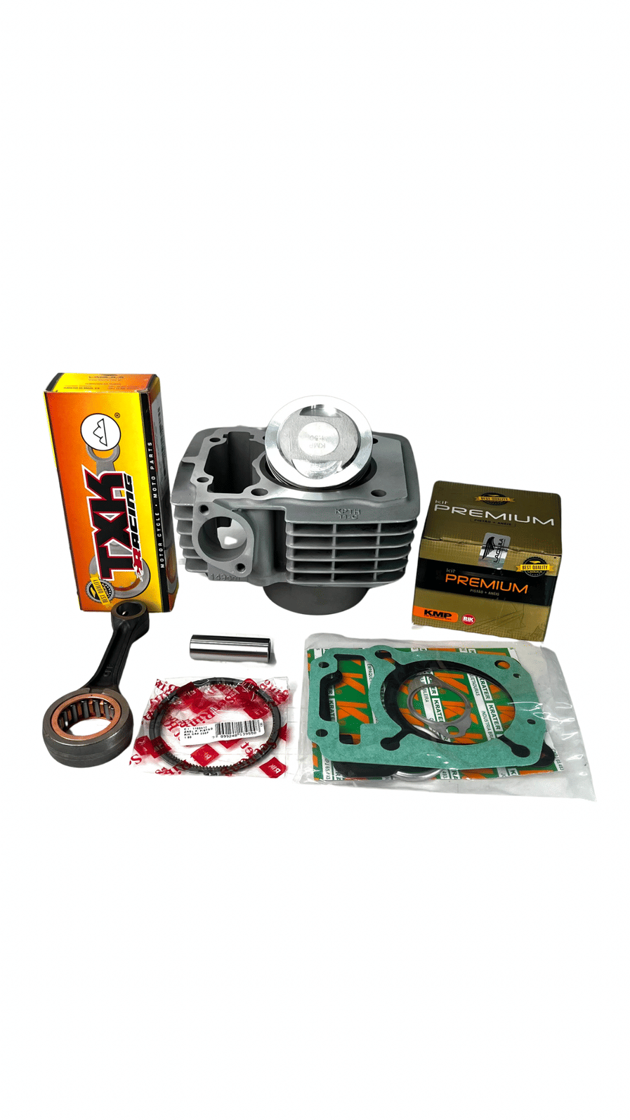 KIT 205cc KMP CG 150 ÁLCOOL COM BIELA TXK PINO 15 SEM COMANDO KIT 205cc KMP CG 150 ÁLCOOL COM BIELA TXK PINO 15 SEM COMANDO