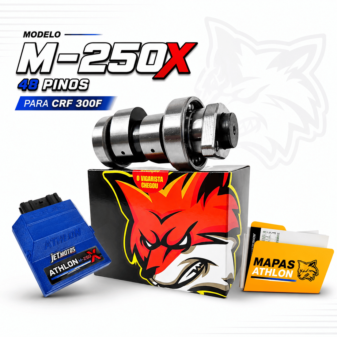 COMANDO PREPARADO VIGARISTA NÍVEL 1 CRF 300F + CENTRAL ATHLON 48 PINOS COM MAPA JET MOTOS COMANDO PREPARADO VIGARISTA NÍVEL 1 CRF 300F + CENTRAL ATHLON 48 PINOS COM MAPA JET MOTOS