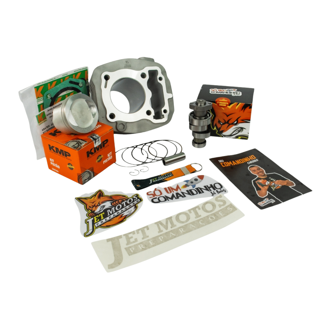 KIT CILINDRADA NO DETALHE 4mm KMP CG 160 GASOLINA COM COMANDO VIGARISTA NÍVEL 2 KIT CILINDRADA NO DETALHE 4mm KMP CG 160 GASOLINA COM COMANDO VIGARISTA NÍVEL 2