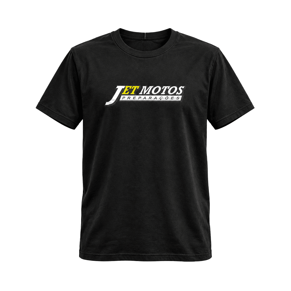 CAMISETA PRETA RAPOSA JET MOTOS CAMISETA PRETA RAPOSA JET MOTOS