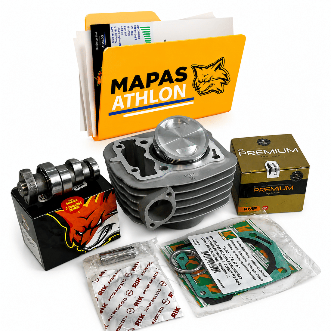 KIT 205cc KMP CG 160 GASOLINA COM COMANDO VIGARISTA NÍVEL 2 + MAPA JET MOTOS KIT 205cc KMP CG 160 GASOLINA COM COMANDO VIGARISTA NÍVEL 2 + MAPA JET MOTOS