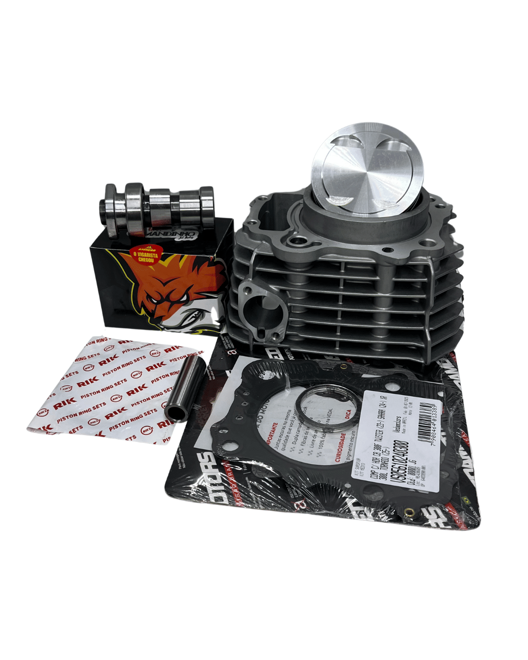 KIT KMP PREMIUM 310CC PARA CB300f/SAHARA300/XR 300 tornado/CRF 300 COM COMANDO KIT KMP PREMIUM 310CC PARA CB300f/SAHARA300/XR 300 tornado/CRF 300 COM COMANDO