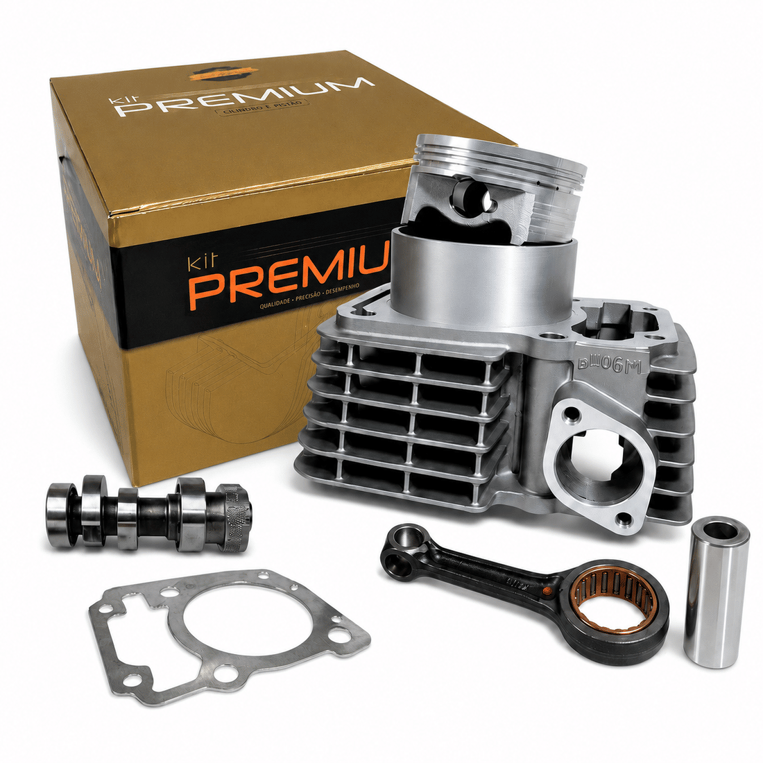 KIT 4mm CURSADO COM ANÉIS RIK CG 150 (TODAS) 125 de 2009 em DIANTE GASOLINA + COMANDO VIGARISTA NÍVEL 2 KIT 4mm CURSADO COM ANÉIS RIK CG 150 (TODAS) 125 de 2009 em DIANTE GASOLINA + COMANDO VIGARISTA NÍVEL 2