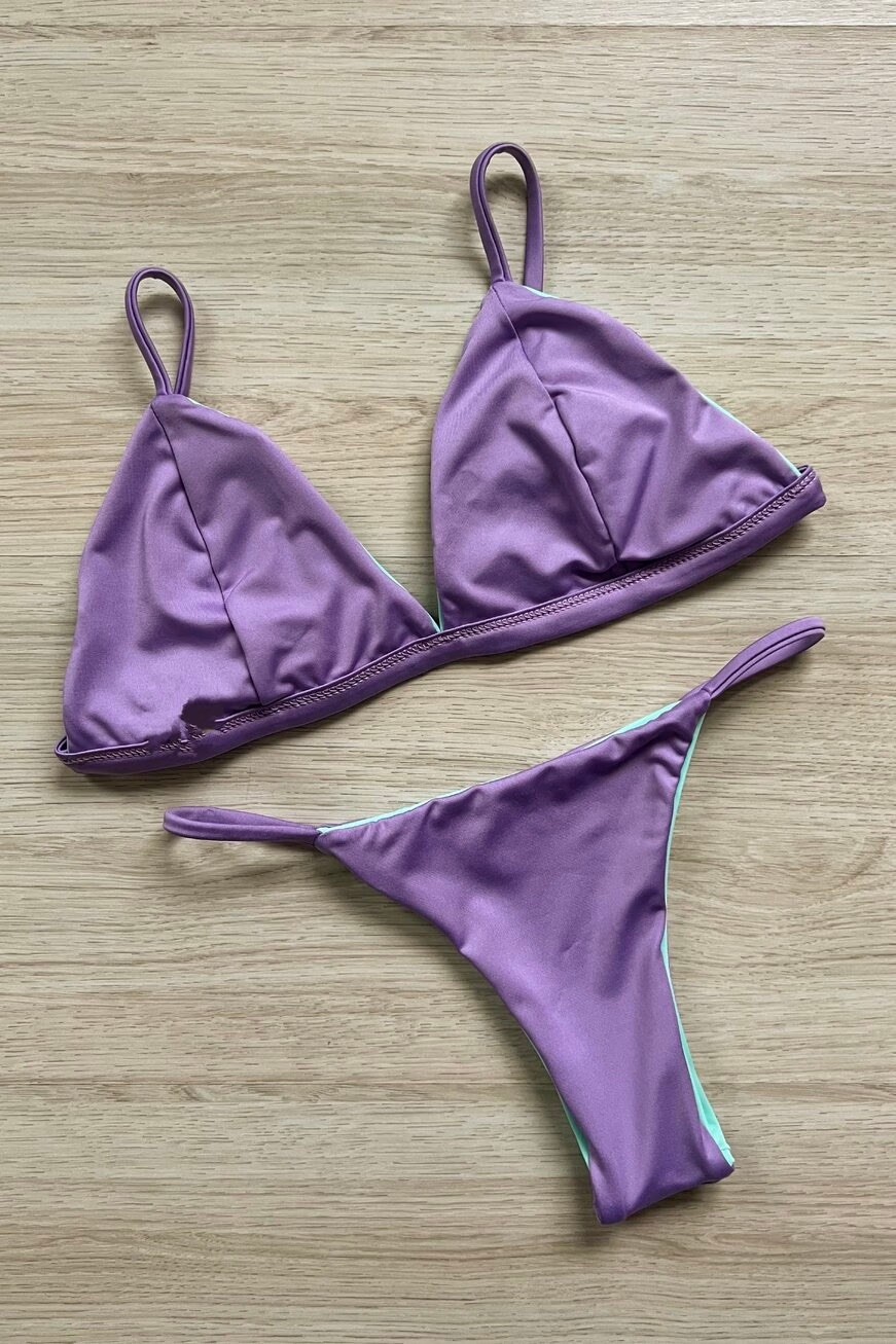 CONJUNTO: TOP KATE E CALCINHA NINA LILÁS+MINT CONJUNTO: TOP KATE E CALCINHA NINA LILÁS+MINT