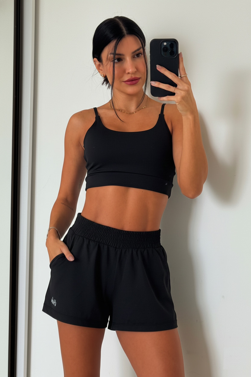 SHORTS FIT BLACK SHORTS FIT BLACK