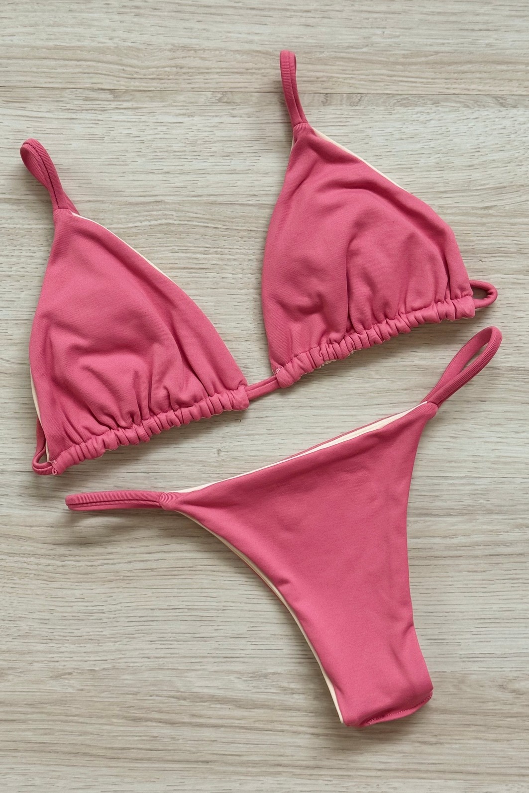 TOP DE BIQUÍNI CORTININHA DUPLA FACE LOLA OFF+BALLET