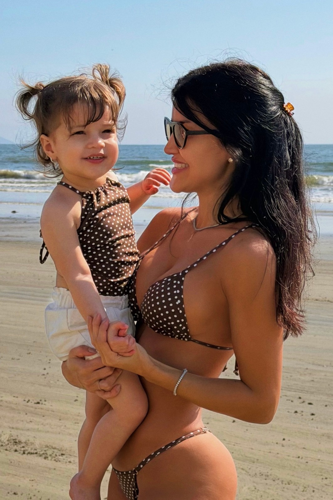 KIT MÃE E FILHA: BIQUÍNI E MAIÔ POÁ AMALFI KIT MÃE E FILHA: BIQUÍNI E MAIÔ POÁ AMALFI
