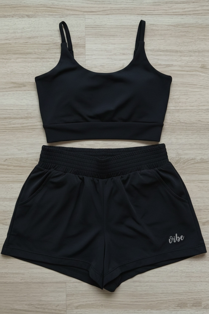 SHORTS FIT BLACK SHORTS FIT BLACK