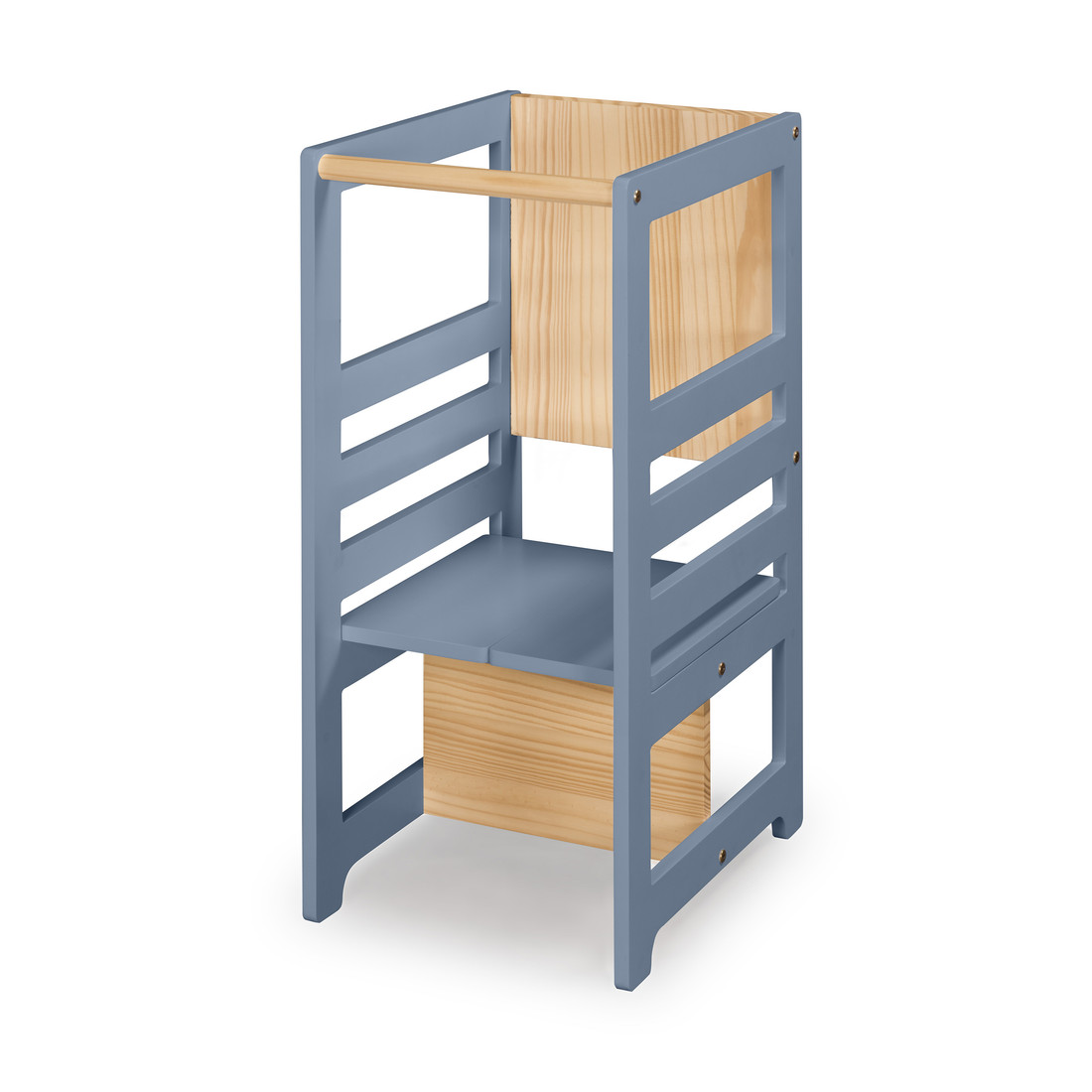 Torre de Aprendizagem Montessori 4 em 1 Azul Cadeirão Ajustável, Mesinha de Atividades, Quadro de Desenhos Torre de Aprendizagem Montessori 4 em 1 Azul Cadeirão Ajustável, Mesinha de Atividades, Quadro de Desenhos