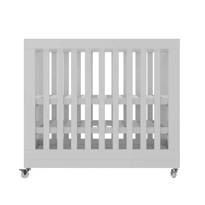 Mini Berço Dobrável Fold de Madeira Branco Mini Berço Dobrável Fold de Madeira Branco