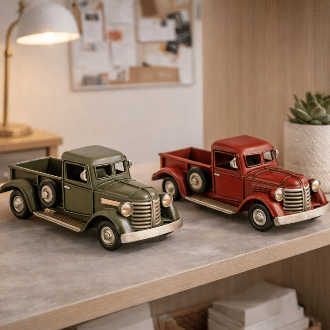 Miniatura de Caminhonete Metálica Verde Miniatura de Caminhonete Metálica Verde