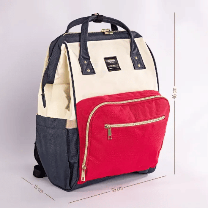 Bolsa Mochila Maternidade Premium Branca e Vermelha Bolsa Mochila Maternidade Premium Branca e Vermelha