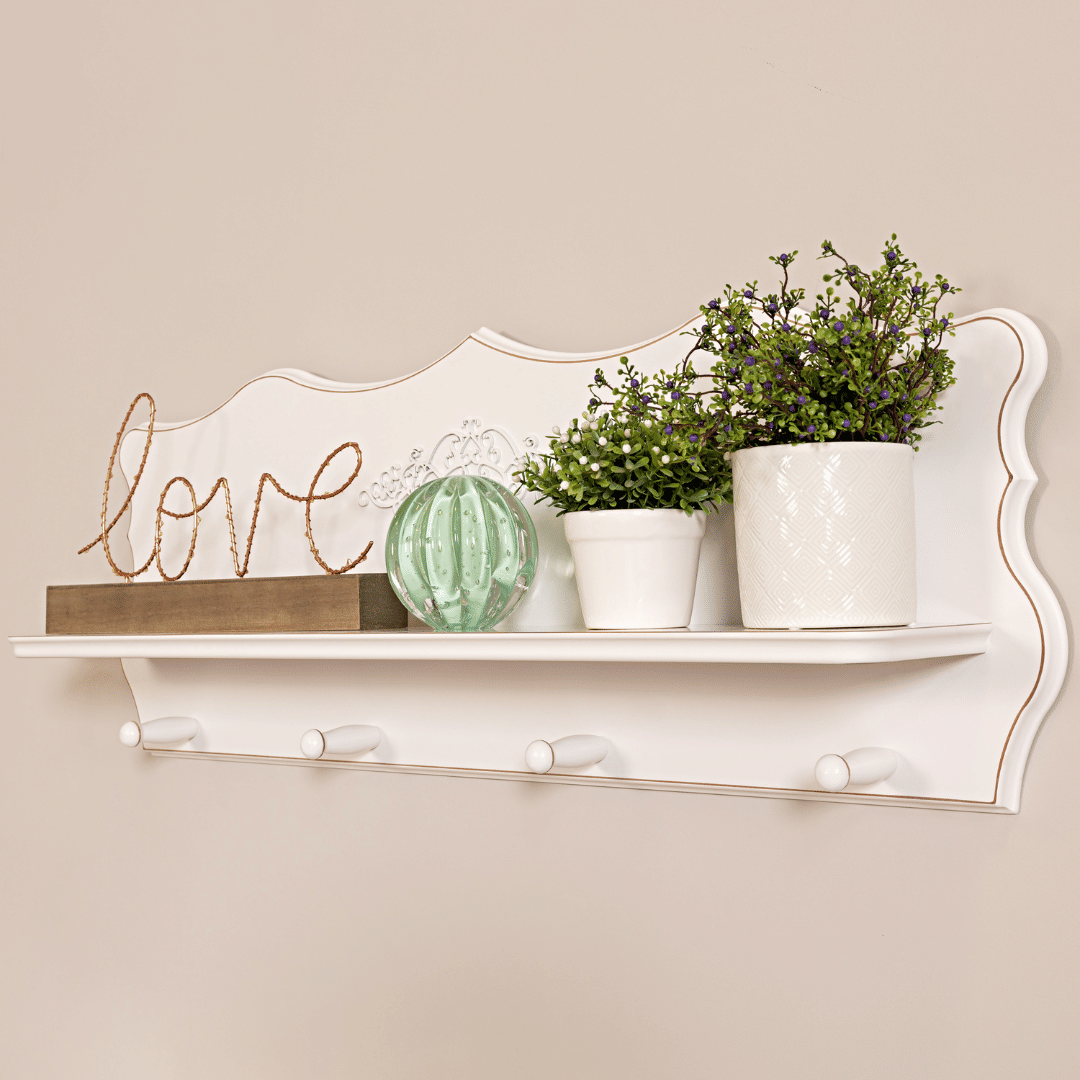 Prateleira Provence Branco Fosco 0,90 cm Prateleira Provence Branco Fosco 0,90 cm