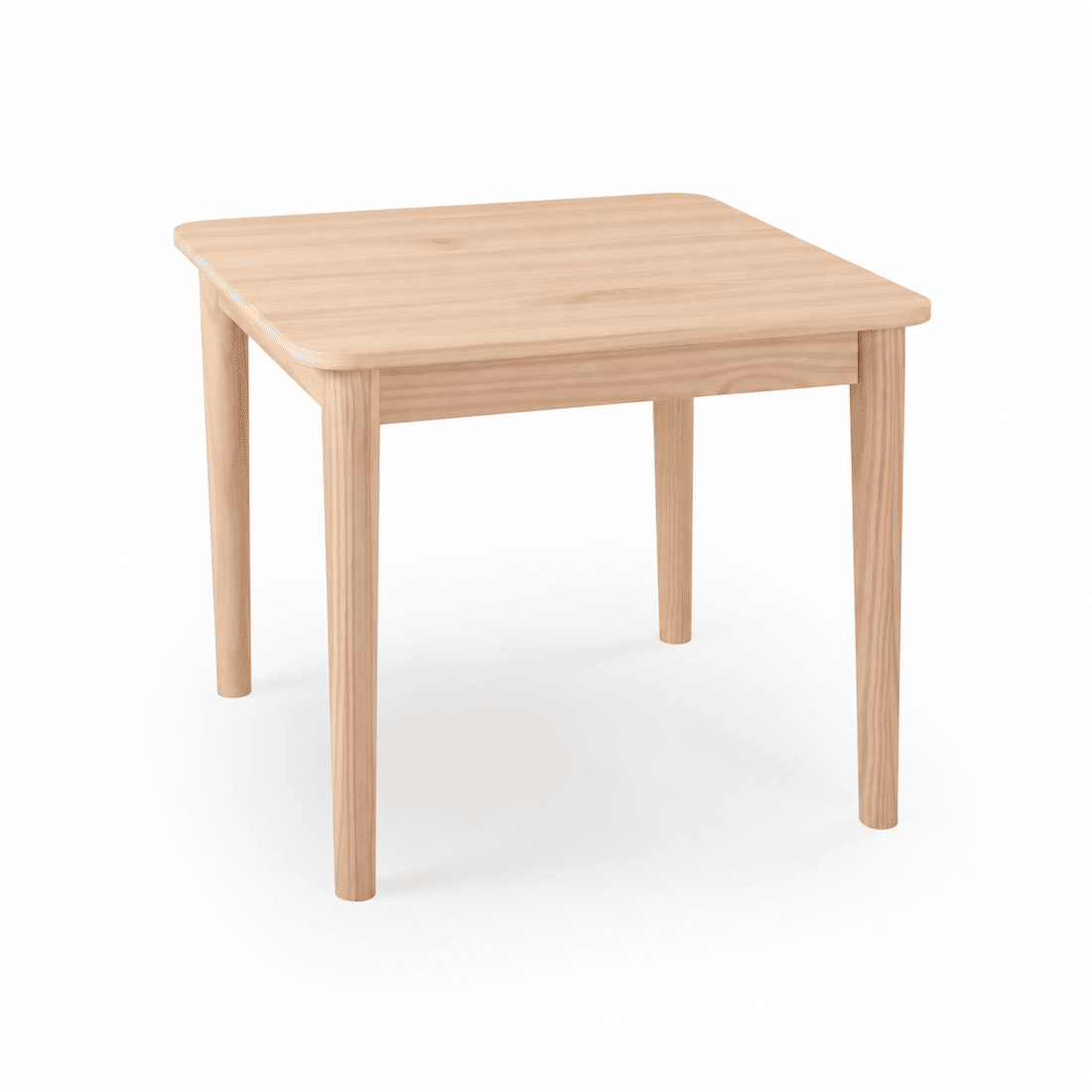 Mesa Infantil Quadrada de Madeira Maciça 61cm Natural Mesa Infantil Quadrada de Madeira Maciça 61cm Natural