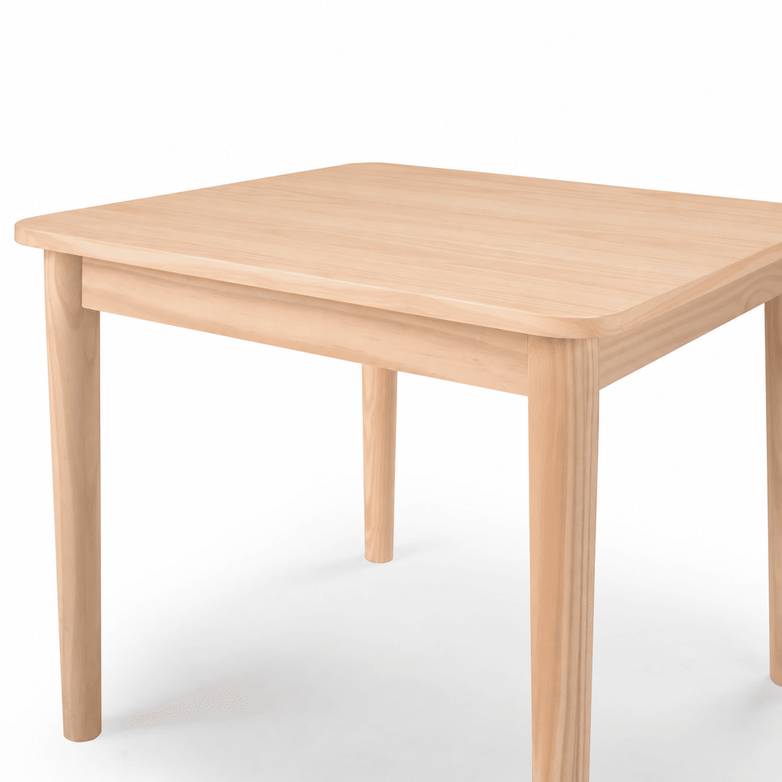 Mesa Infantil Quadrada de Madeira Maciça 61cm Natural Mesa Infantil Quadrada de Madeira Maciça 61cm Natural