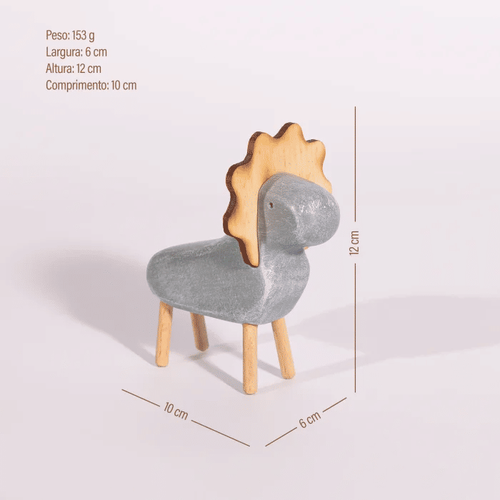 Leão Decorativo de Pedra Safari Quarto Bebê Leão Decorativo de Pedra Safari Quarto Bebê