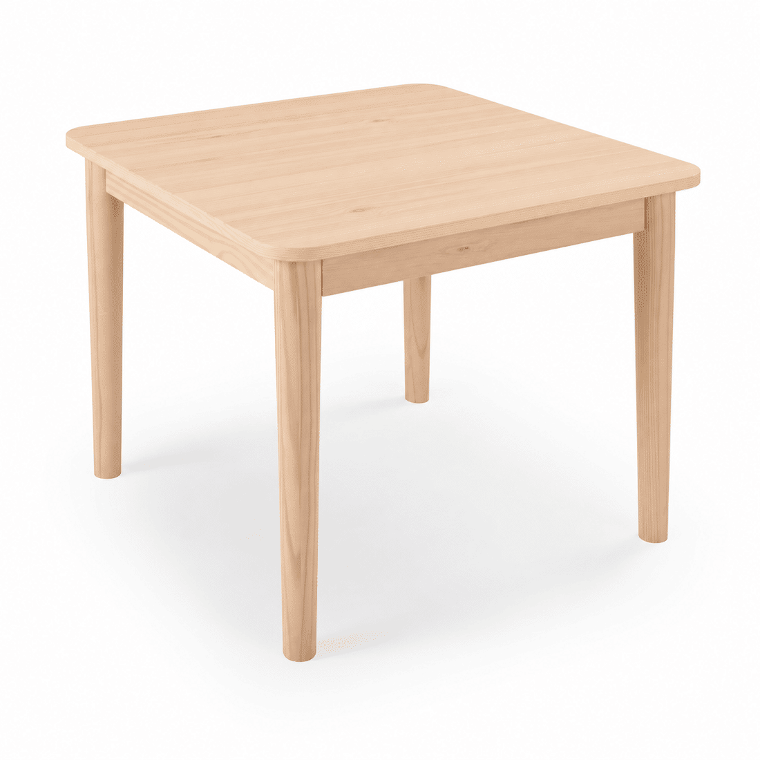 Mesa Infantil Quadrada de Madeira Maciça 61cm Natural Mesa Infantil Quadrada de Madeira Maciça 61cm Natural