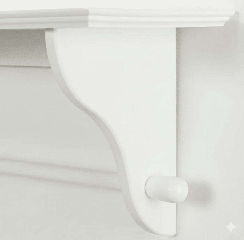 Prateleira Infantus Branco 90 cm Prateleira Infantus Branco 90 cm