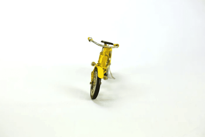 Bicicleta Decorativa Amarela