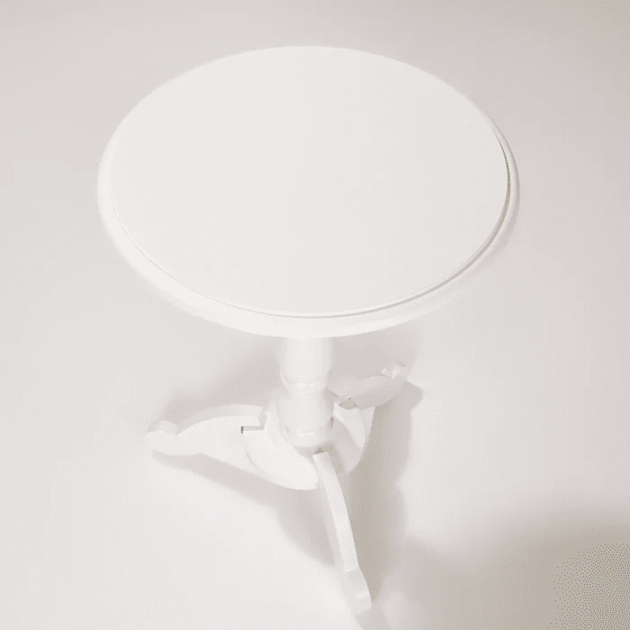 Mesa Redonda Lateral de Apoio Branca Mesa Redonda Lateral de Apoio Branca