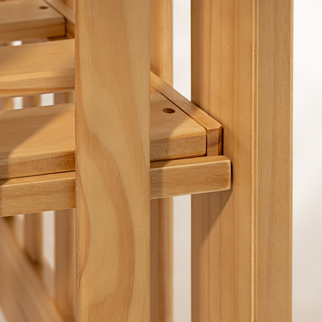 Mini Berço Dobrável Fold de Madeira na Cor Mel Mini Berço Dobrável Fold de Madeira na Cor Mel