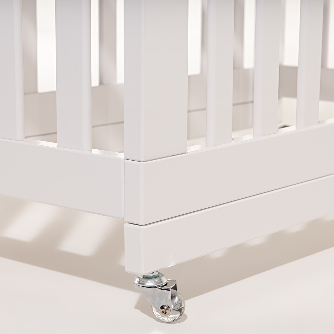 Mini Berço Dobrável Fold de Madeira Branco Mini Berço Dobrável Fold de Madeira Branco