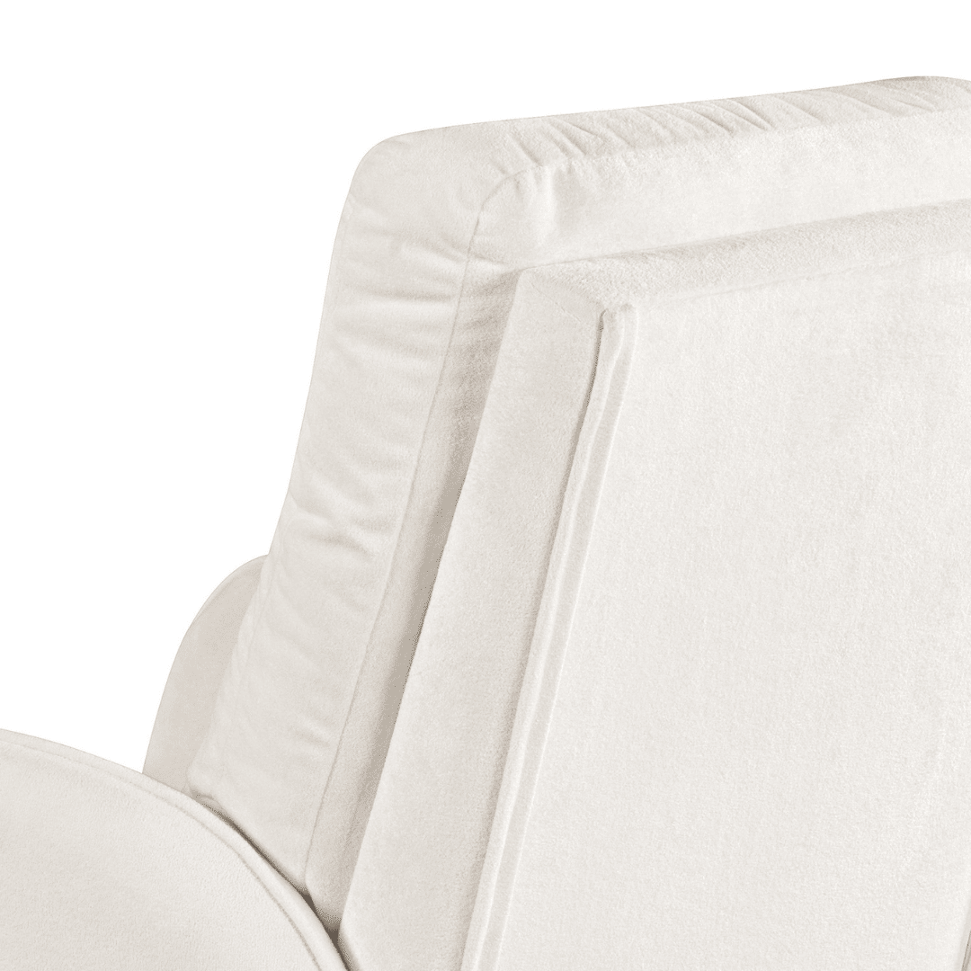 Poltrona de Amamentação Luna com Balanço e Puff Flor Bouclé Branco Poltrona de Amamentação Luna com Balanço e Puff Flor Bouclé Branco