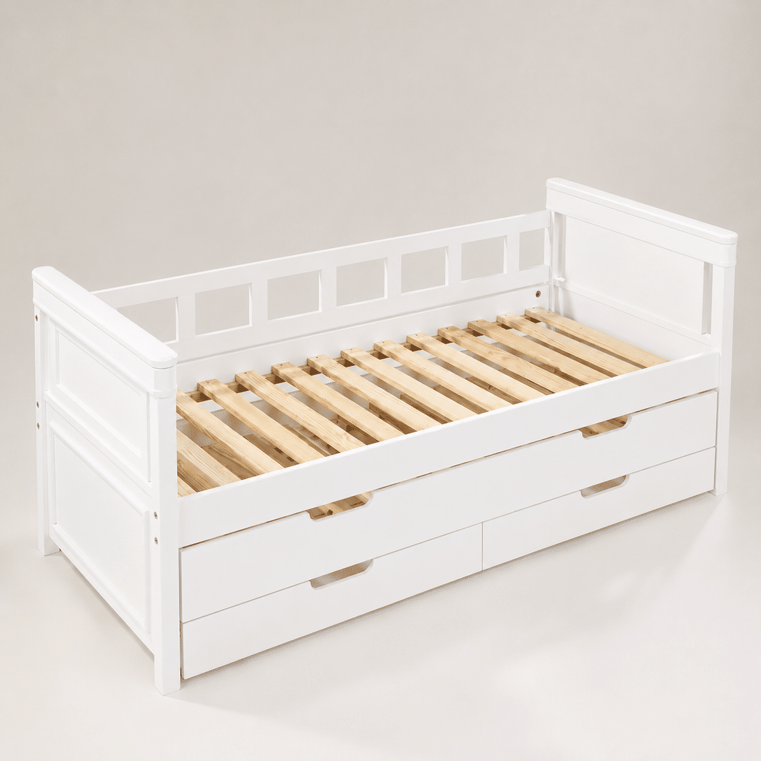 Sofá Cama Encanto com Cama Auxiliar Branco Sofá Cama Encanto com Cama Auxiliar Branco